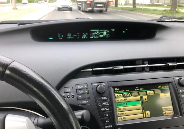Toyota Prius cena 41500 przebieg: 205000, rok produkcji 2010 z Olsztyn małe 106